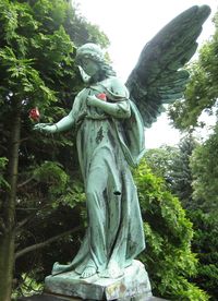 Low angle view of statue