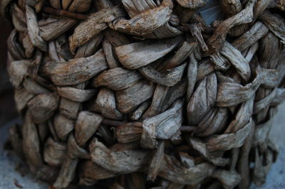 Close-up of basket