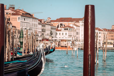 Boats in canal