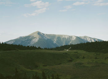 Scenic view of landscape against sky