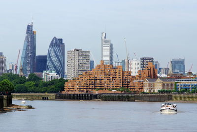 View of buildings at waterfront