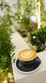 Close-up of coffee on table