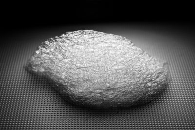 Close-up of ice cream on table