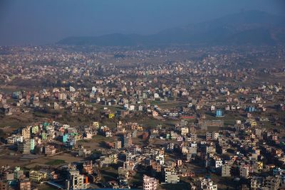 Aerial view of city 