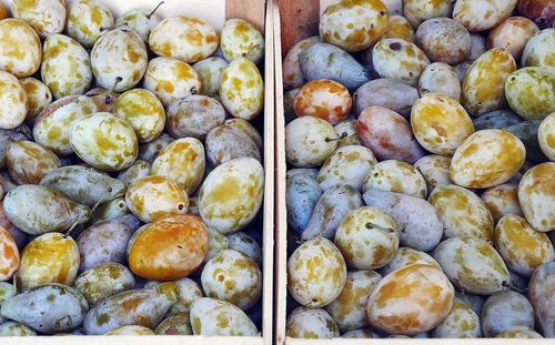 Full frame shot of breads for sale at market stall