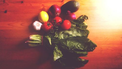 Close-up of red wall