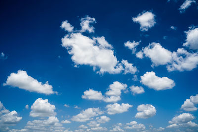 Low angle view of clouds in sky