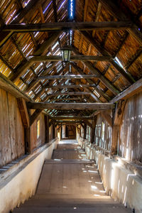 Corridor of building