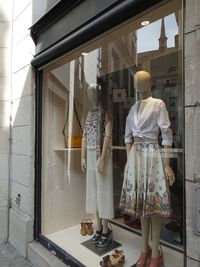 High angle view of building in city