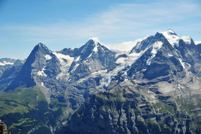 Photo of jungfrau in the swiss alps