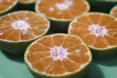 Close-up of fruits on table