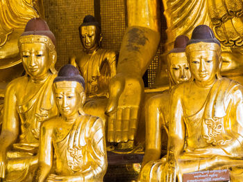 Statue of buddha in temple