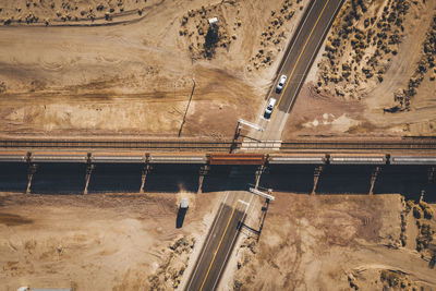 Highway 66 from above, california