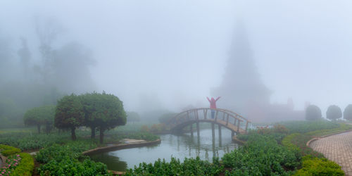 View of arch bridge against sky