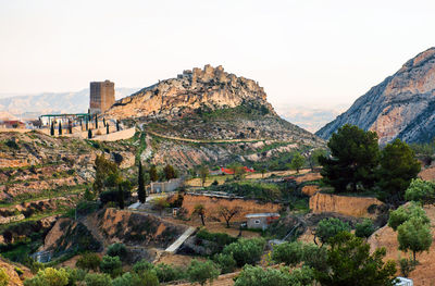 View of old ruins against the sky