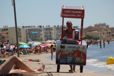 High angle view of city street