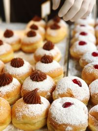 Close-up of cupcakes