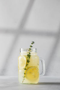 Close-up of drink on table