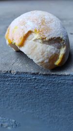 Close-up of bread on table