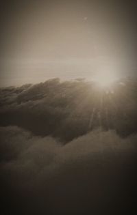 Scenic view of landscape against sky during sunset