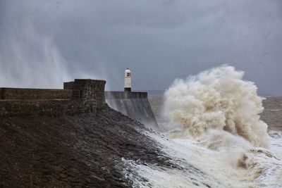 The power of the sea.