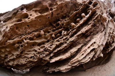 Close-up of rock formation