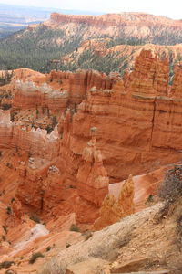 View of rock formations