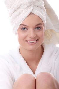 Portrait of a smiling young woman