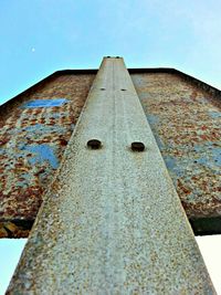 Low angle view of building against sky