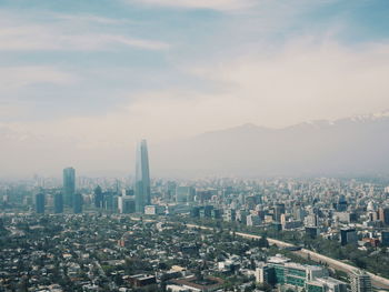 Cityscape against sky