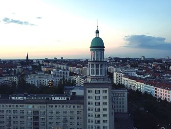 Cityscape against sky