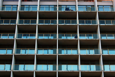 Low angle view of modern building