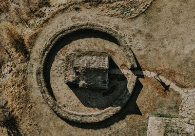 Close-up of old weathered wall