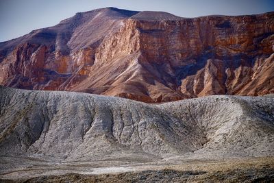 View of rock formations