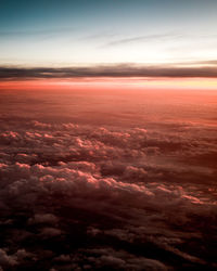 Scenic view of cloudscape during sunset