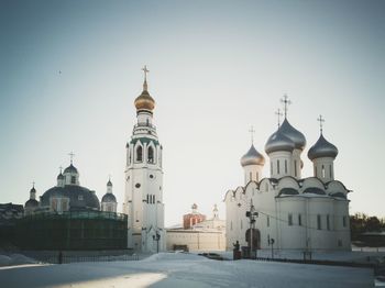 View of building against clear sky