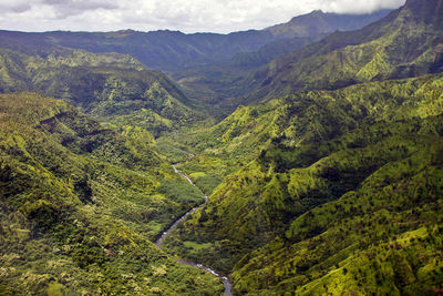 Scenic view of mountains