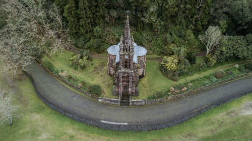 Panoramic shot of sculpture on land