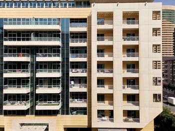 Low angle view of building in city