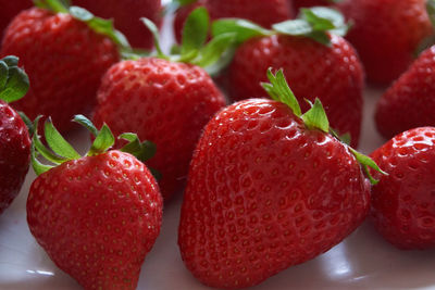 Close-up of strawberries