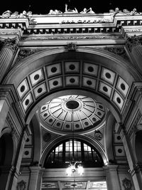 Low angle view of ornate building