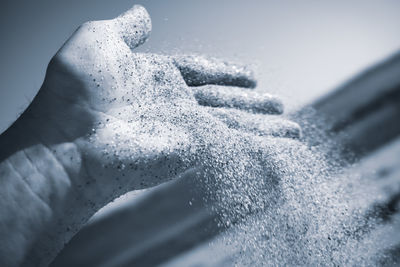 Close-up of human hand