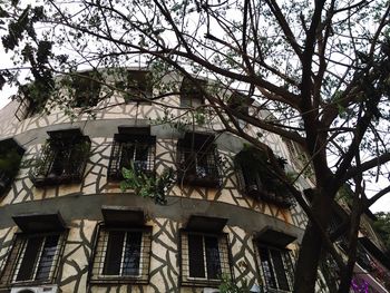 Low angle view of building against sky