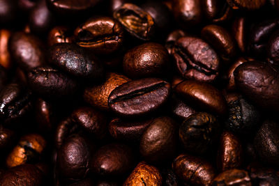 Detail shot of coffee beans