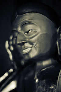 Close-up of young woman