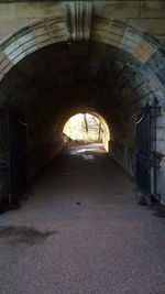 View of tunnel