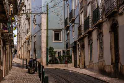 Street amidst buildings in city