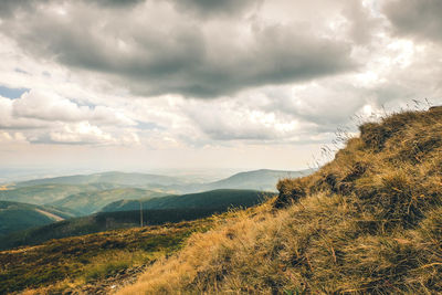 Scenic view of landscape against sky