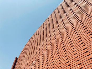 Low angle view of building against clear sky