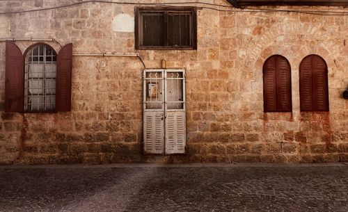 View of old building